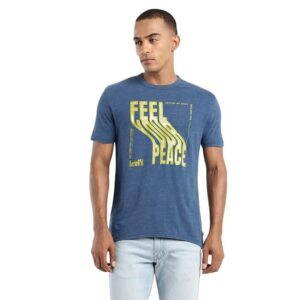 Men's Cotton Regular Fit Graphic T-Shirt