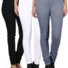 DUEFIT Women's Jegging (Combo Pack of 3)