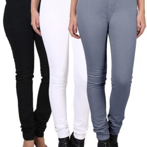 DUEFIT Women's Jegging (Combo Pack of 3)