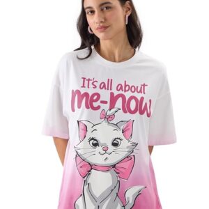 White Oversized T Shirts for Women T-Shirt Girls Cotton Casual