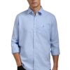 Men's Easy to Care Cotton Slim fit Solid Casual Shirt with Natural Stretch