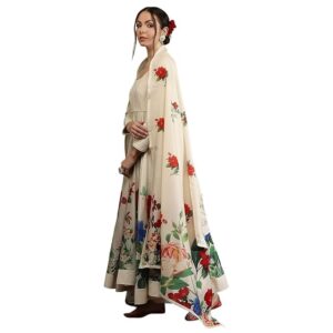 IBA Women's Silk Chanderi Kurta Sets