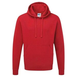 Mens Authentic Hooded Sweatshirt/Hoodie (2XL) (Classic Red)