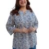 Stylish Rayon Printed Short Kurta for Women
