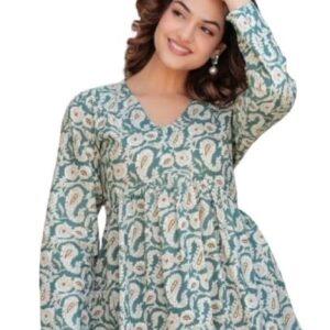 Stylish Floral Printed Tops for Girls and Women