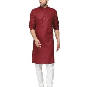 Men's Cotton Blended Traditional Kurta Only (Ethnic Wear)