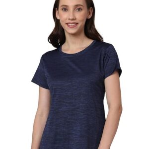 Urban Komfort Women's Athleisure Short Sleeve Sports Gym Workout Exercise Anti Odor Polyester Tshirt